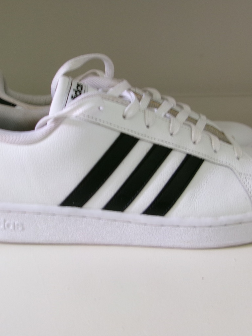 Adidas Grand Court 2.0 Shoes Men Size 13 White Black Cloudfoam  GW9195